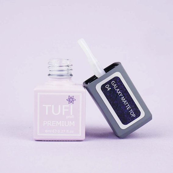 TOP TUFI profi  PREMIUM  Galaxy Matte Top 04 Virgin 8 ml (0133939) - Фото №3