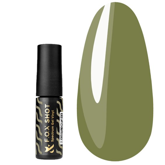 F.O.X SHOT Spectrum Gel Vinyl 063 гель-лак 5 мл оливковый