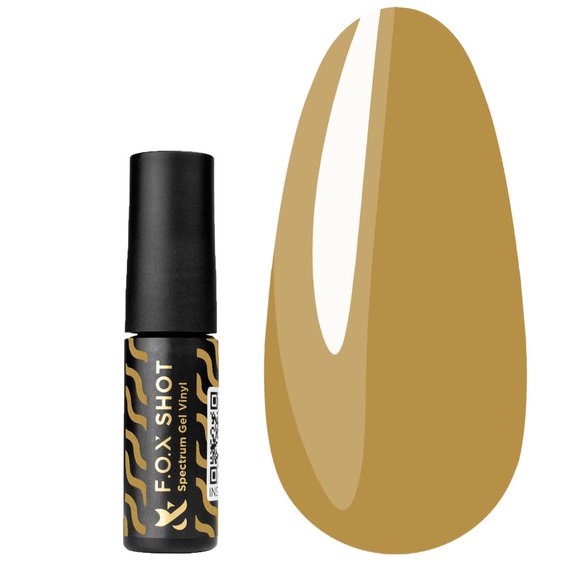 FOX SHOT Spectrum Gel Vinyl 110 hybride vernis 5 ml oker