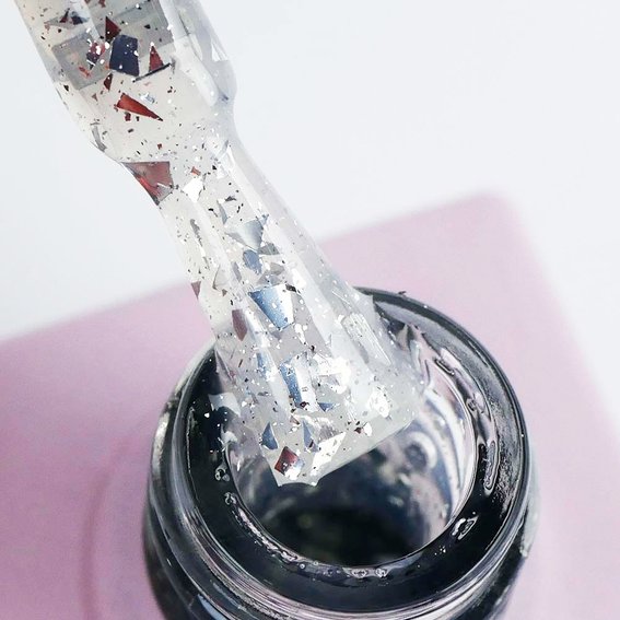 Hybride Top TUFI profi PREMIUM Diamond Potal met zilveren potal en glans 8 ml (0125765) - Фото №2