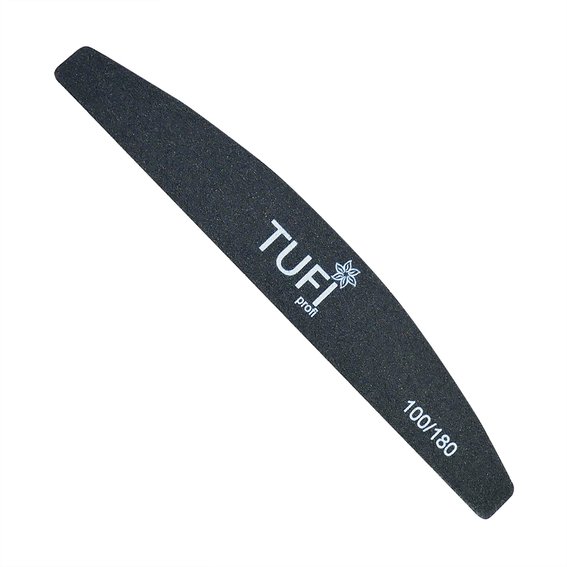 Nagelfeile TUFI profi PREMIUM schwarz 100/180, 17,8 cm 1 St. - Фото №1