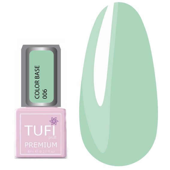 TUFI profi PREMIUM Base 006 Mint 8 ml (0103704) - Фото №1