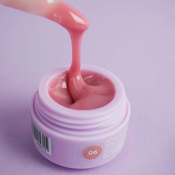 UV Builder Gel TUFI profi PREMIUM Gel 06 Cover Medium 30 g (0105938) - Фото №2