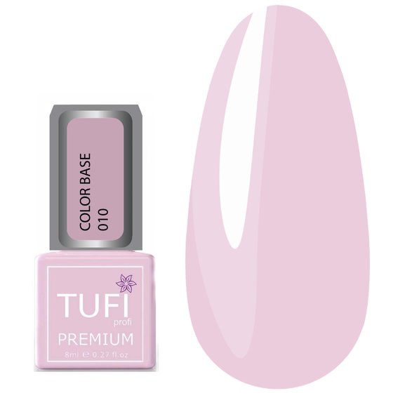 TUFI profi PREMIUM Base 010 Transluzenter rosa Pfirsich 8 ml - Фото №1