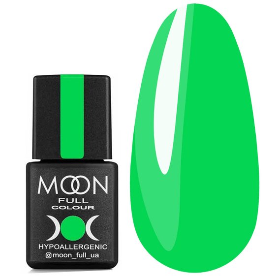 Гель-лак Full Moon Spring-Summer №633 ярко-зеленый 8 мл
