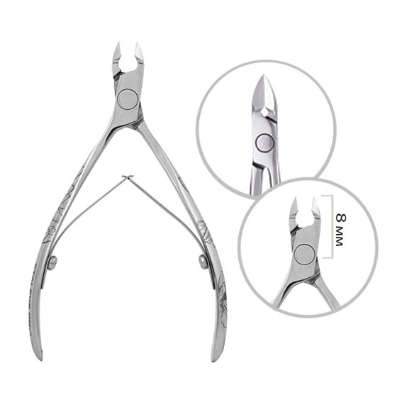 Кусачки для кожи Staleks Pro EXCLUSIVE 20 8 mm (magnolia)