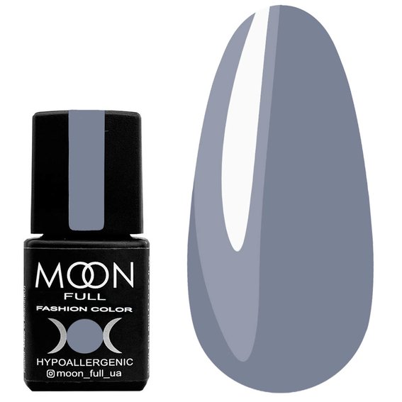 Gel polish MOON FULL Fashion color №241 dark gray 8 ml
