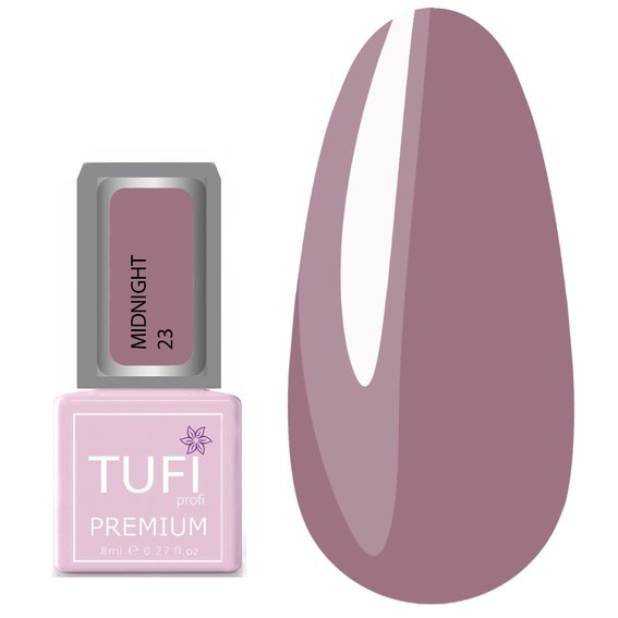 TUFI profi PREMIUM Midnight 23 hybride lak Wisteria stof 8 ml (0121261) - Фото №1