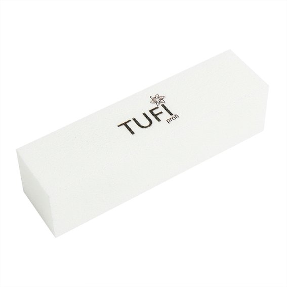 Бафик TUFI profi PREMIUM брусок белый 150/150 грит 10 шт (0122158) - Фото №1