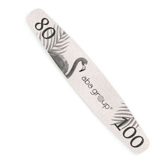 Aba Group SAFE PACKAGE Nail file ELIPSE 80/100 STANDARD - FLAMING - Фото №1