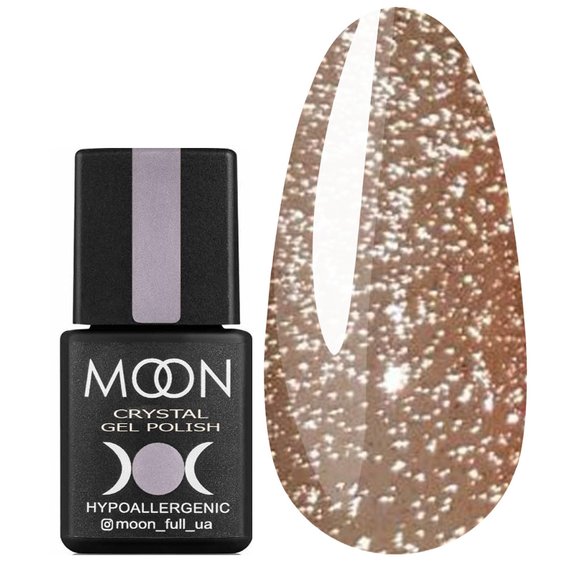 Гель-лак MOON FULL Crystal №1 светоотражающий бежевый 8 мл