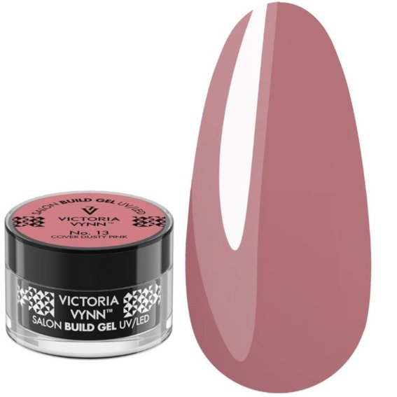 Гель для наращивания Victoria Vynn 13 Cover Dusty Pink 50 мл - Фото №1