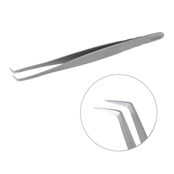 Professionelle Wimpernpinzette Staleks Pro EXPERT 40 TYP 2 (L-förmig, 70') - Фото №1