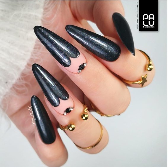 Gel polish PALU Vienna VI3 brown with particles 11 ml - Фото №2