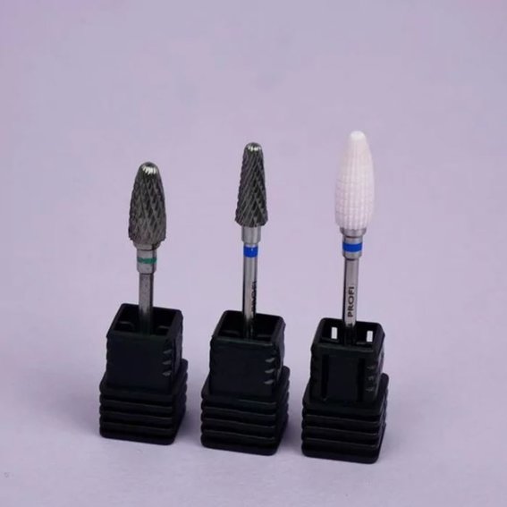 TUFI profi PREMIUM carbide likdoorn manicure snijder 092 01 groene inkeping - Фото №2
