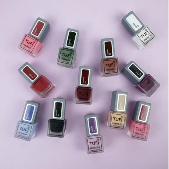 TUFI profi PREMIUM Fantasy 01 witte sneeuw nagellak 8 ml - Фото №5