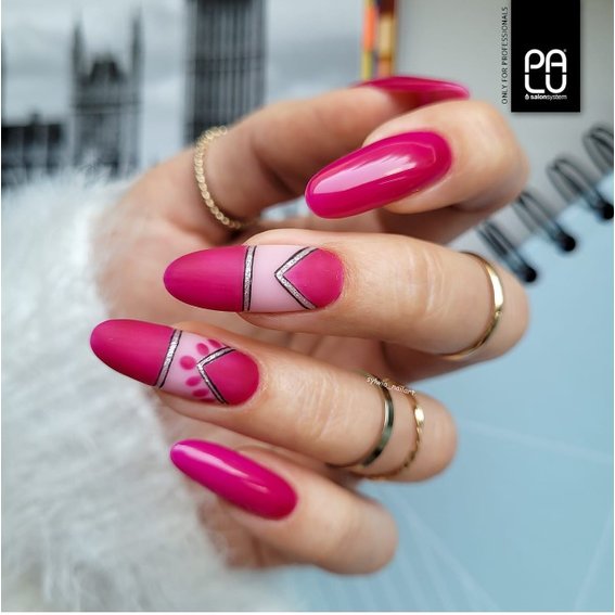 Hybride nagellak PALU Warsaw P15 donkerroze 11 ml - Фото №2