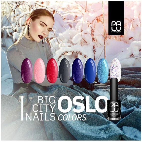 Hybride nagellak PALU Winter Oslo OS2 perzik glans 11 ml - Фото №4