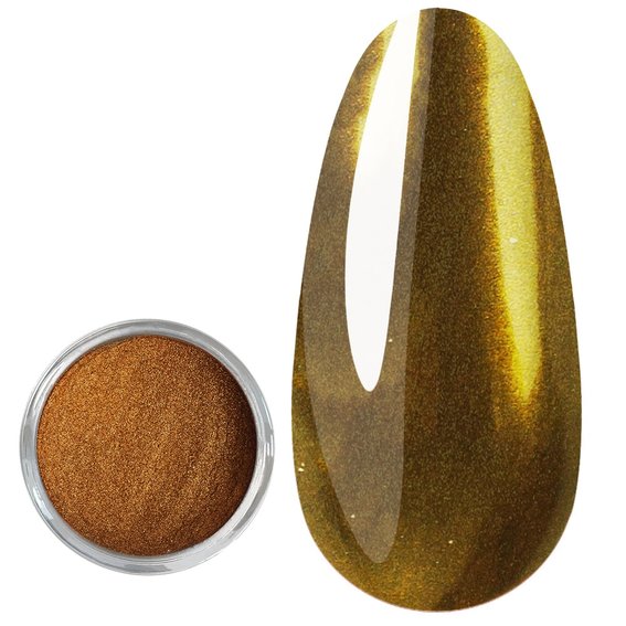 Mirror powder for nails KODI №05 copper 3 g