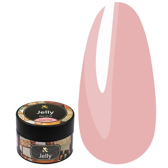 FOX Jelly Cover extension gel roze 30 ml - Фото №1