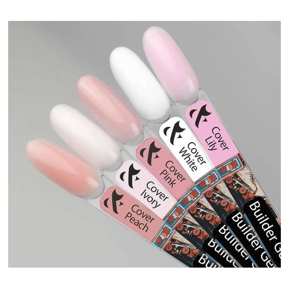 FOX Jelly Cover Extension Gel Cappuccino Bruin 50 ml - Фото №2
