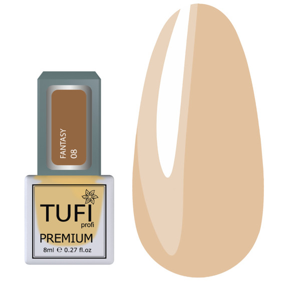 TUFI profi PREMIUM Fantasy 08 crème decoratieve nagellak 8 ml - Фото №1
