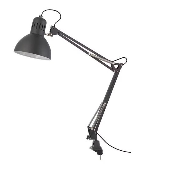 Dunkelgraue Schreibtischlampe von IKEA - Фото №1
