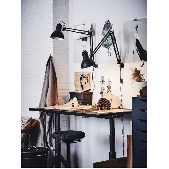 Dunkelgraue Schreibtischlampe von IKEA - Фото №4