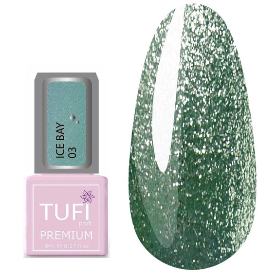 TUFI profi PREMIUM hybride nagellak Ice baby 03 Reykjavik 8 ml (0102216) - Фото №1