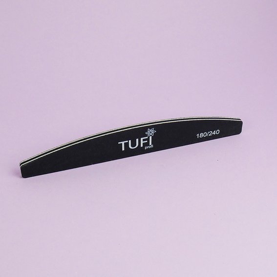 Nagelvijl TUFI profi PREMIUM zwart 180/240 grit 17,8 cm 25 stuks (0122155) - Фото №4