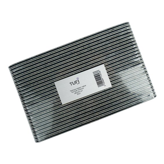 Nagelvijl TUFI profi PREMIUM zwart 180/240 grit 17,8 cm 25 stuks (0122155) - Фото №2