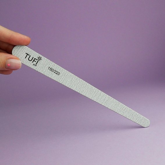 TUFI profi PREMIUM nagelvijl op basis van polyurethaan 150/220, 17,8 cm 50 stuks (0102947) - Фото №2