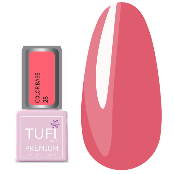 TUFI profi PREMIUM Color Base hybride kleur 028 marlboro 8 ml (0123369) - Фото №1