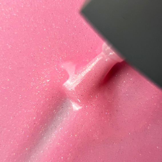 TUFI profi PREMIUM hybride nagellak Flamingo 14 flower ice 8 ml (0121305) - Фото №2