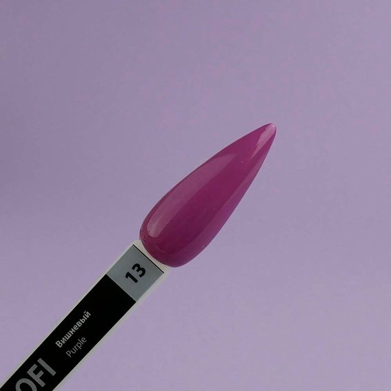 Gel polish TUFI profi PREMIUM Purple 13 cherry 8 ml (0102506) - Фото №3