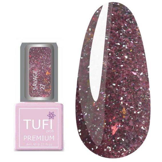 TUFI profi PREMIUM Savage 27 hybride lak reflecterend Singapore 8 ml (0227080) - Фото №1