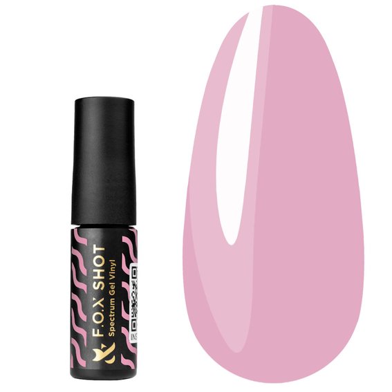 Gellack FOX SHOT Spectrum Gel Vinyl №145 rosa 5 g - Фото №1