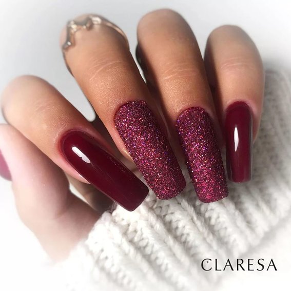 Claresa PURPLE 631 hybride nagellak paars met glans 5 ml - Фото №3