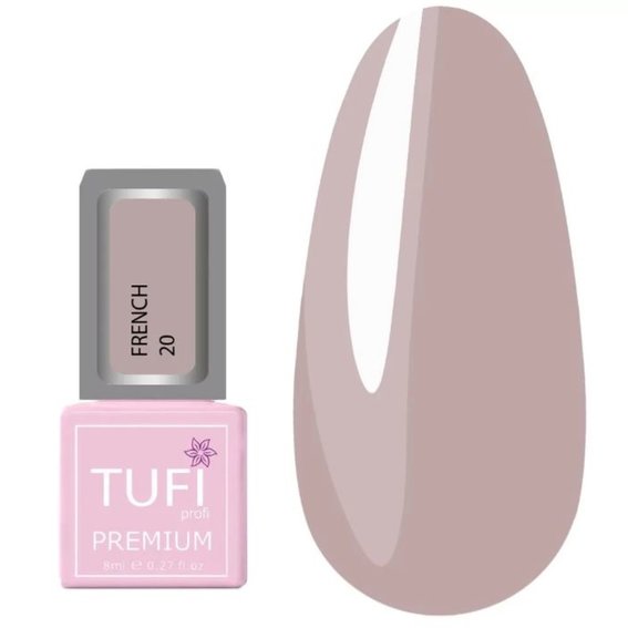 Gellack TUFI profi PREMIUM French 20 Puder 8 ml (0283792) - Фото №1