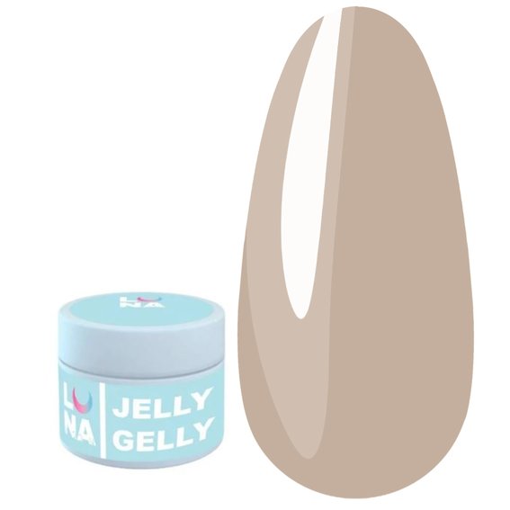 Gel Nagelverlängerung LUNA Jelly Gelly №4 Dunkelrosa