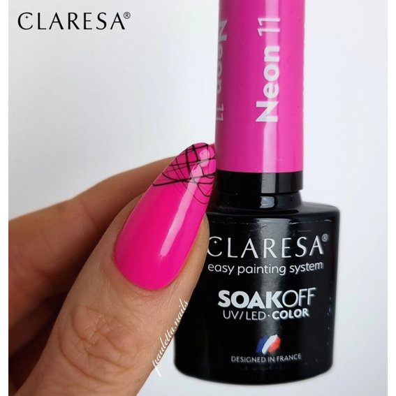 Gel polish Claresa NEON 11 pink 5 ml - Фото №2