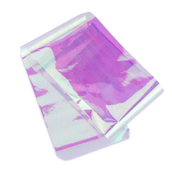 Nail foil Glass Effect Mirror glass effect cellophane 25 cm № 8