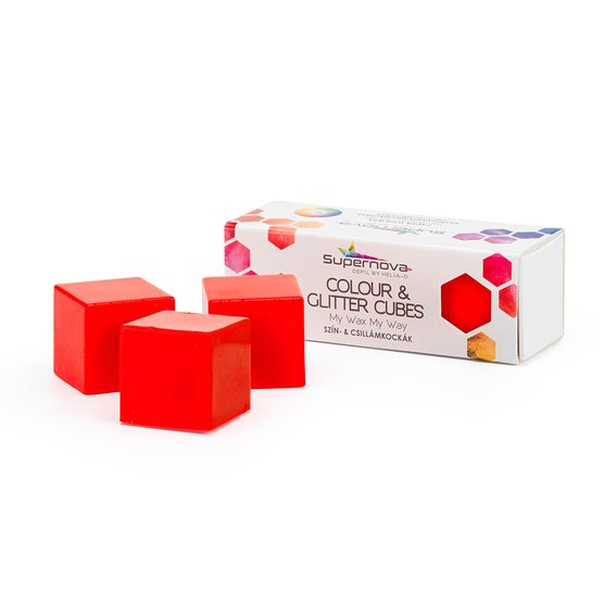 Цветной воск для депиляции Colour Cube оранжевый (3x13ml)