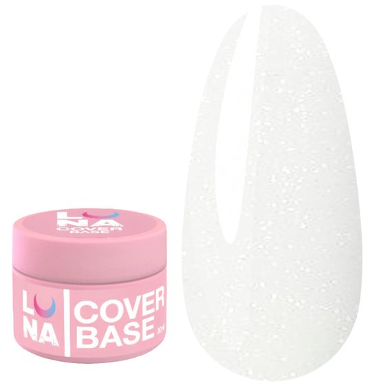 Base LUNA Cover Base №5 milky with shimmer 30 ml