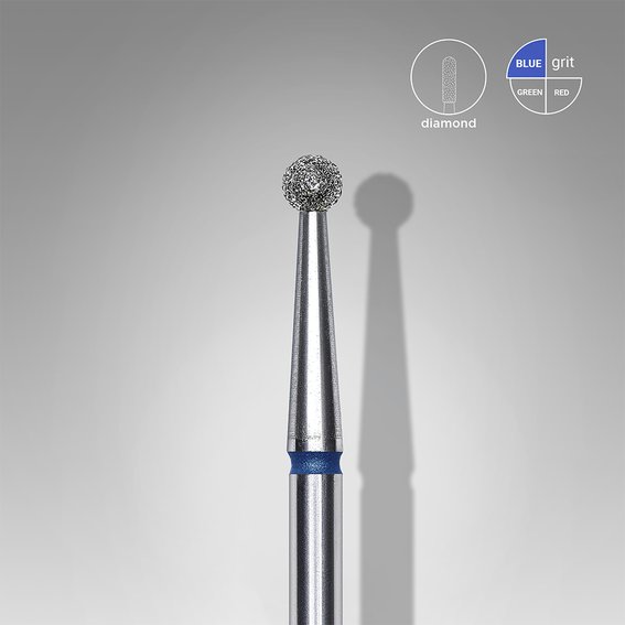 Diamantfräser Bit, blaue Kugel, Durchmesser 2,5 mm - Фото №2