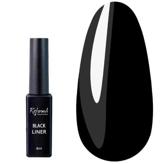 Liner REFORMA Gel Polish Black 8 ml