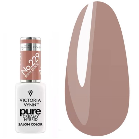 Гель лак Victoria Vynn PURE CREAMY HYBRID 229 Beige Glade