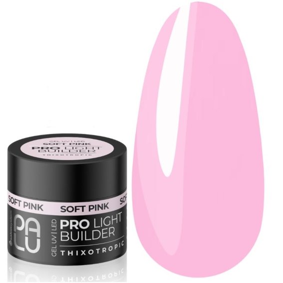 Строительный гель PALU Builder Soft Pink розовый 90мл