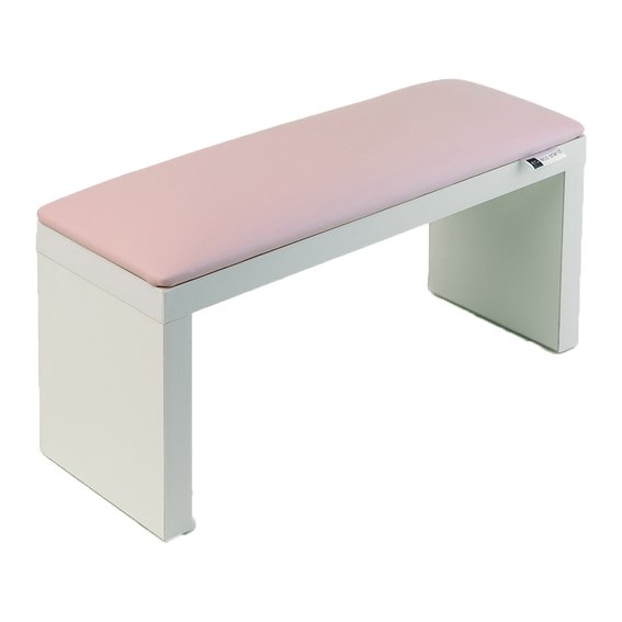 Armlehne ECOSTAND Wood rosa auf weißen Beinen 320 x 160 x 110 mm - Фото №1