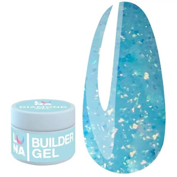 Гель LUNA для наращивания Diamond Gel №7  15  мл - Фото №1